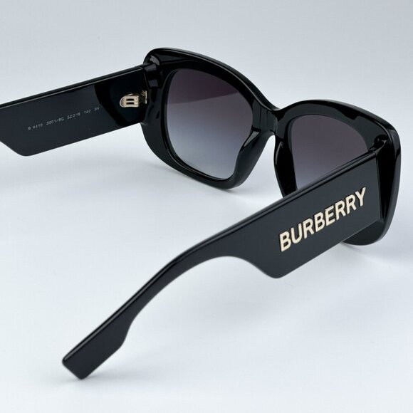 Burberry BE4410 4038F2 BRAND NEW Sunglasses Black Dark Grey Women - Picture 9 of 10